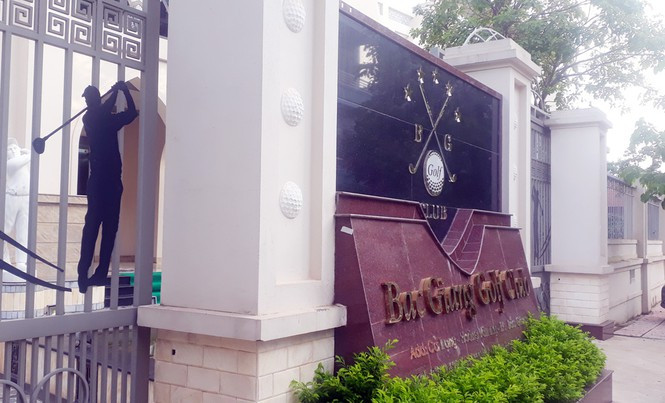 Tận thấy khu đất công biến thành sân tập golf ở Bắc Giang ảnh 5