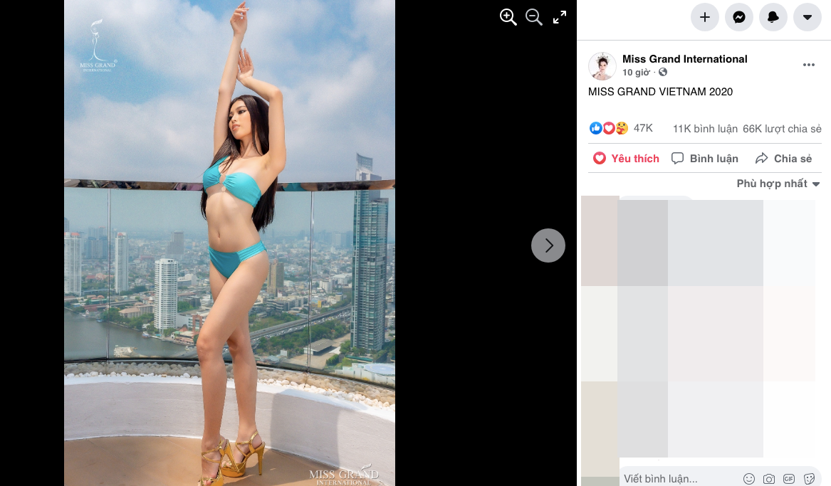 Ảnh áo tắm chính thức của Ngọc Thảo nhận 'bão like' trên trang chủ của Miss Grand ảnh 1