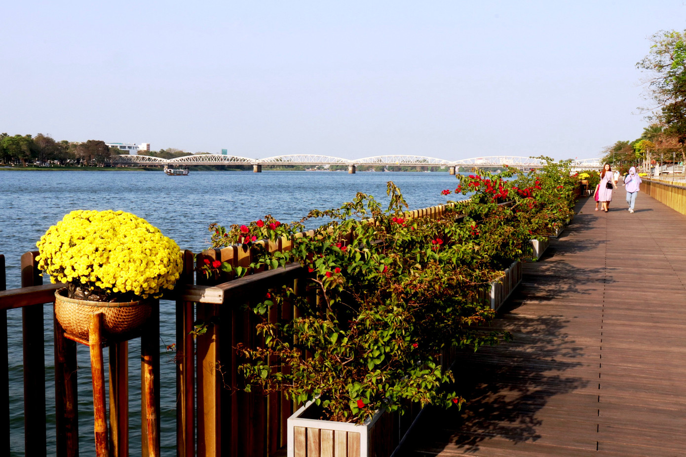 Nhìn ngắm Huế ngày cuối năm khoác 'áo hoa' lạ lẫm đón Tết ảnh 19