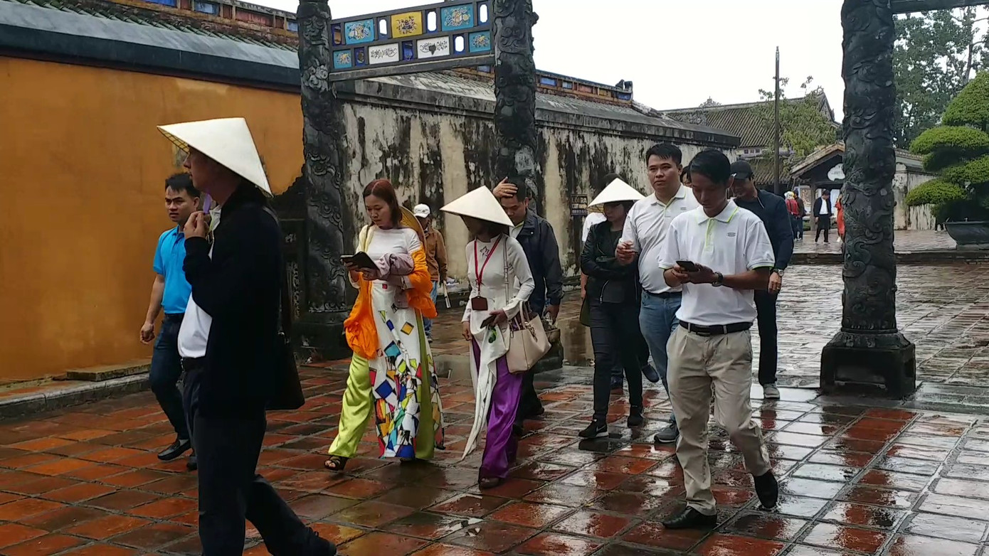 Đến Đại nội Huế ngắm đàn cá ‘khủng’ 5.000 con lấy may ngày đầu năm 2020 ảnh 6