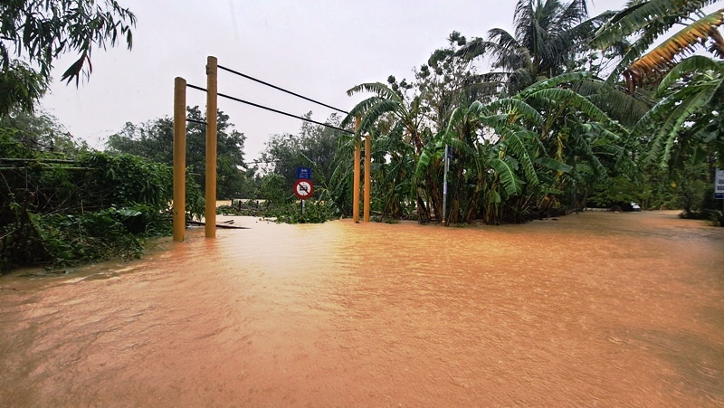 Huế mưa trắng trời, người dân ‘oằn mình’ chống lũ ảnh 4