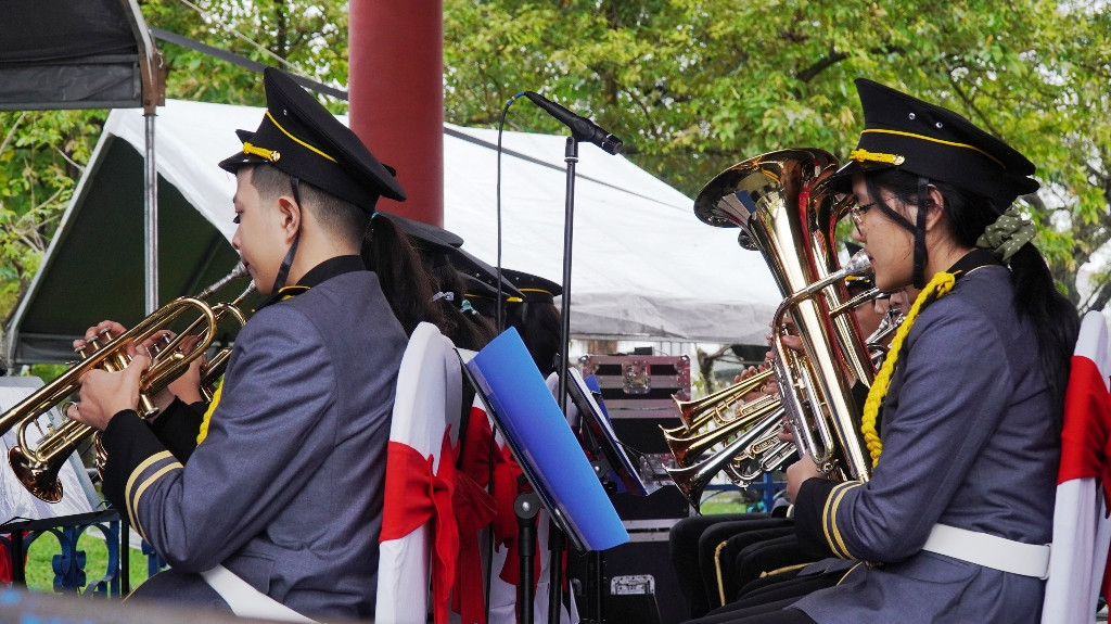 Huế: Lần đầu tiên, 40 nghệ sĩ ‘kèn Tây’ diễn Nhã nhạc Cung đình mừng năm mới ảnh 4