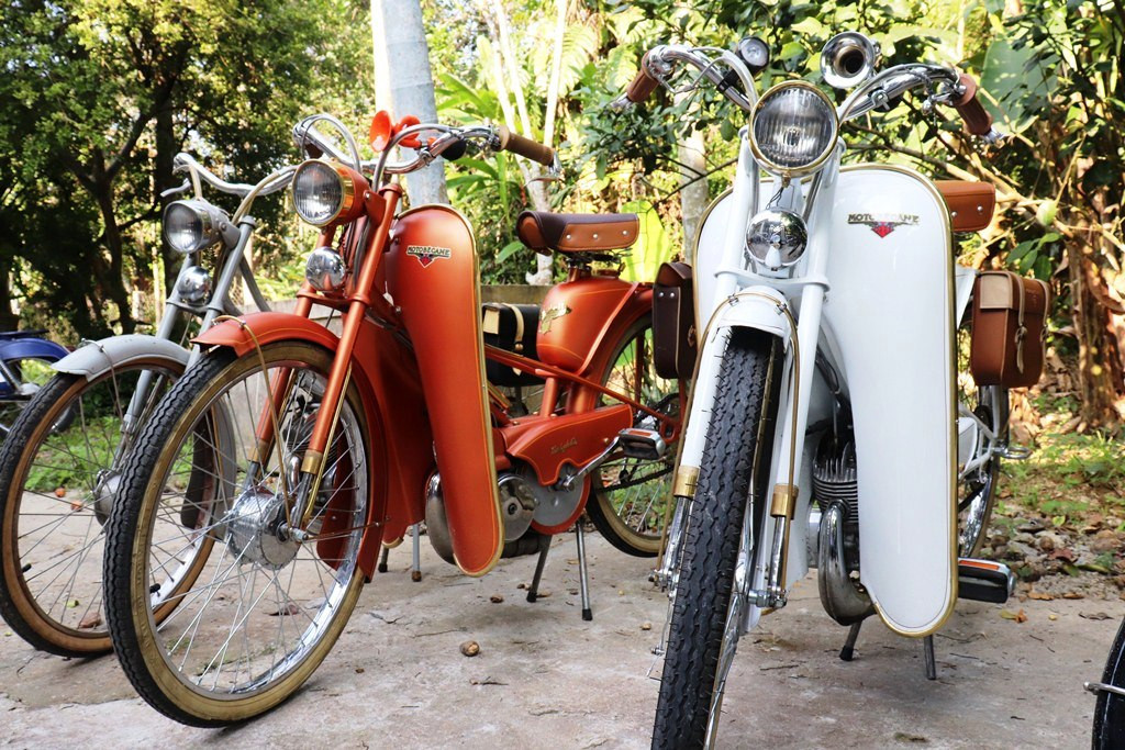Ngắm bộ sưu tập Mobylette, VeloSoleX cổ hiếm gặp tại Huế ảnh 3