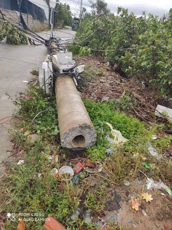 Hơn 400 cột điện đổ la liệt sau bão số 5: Tạm dừng sử dụng cột dự ứng lực ảnh 6