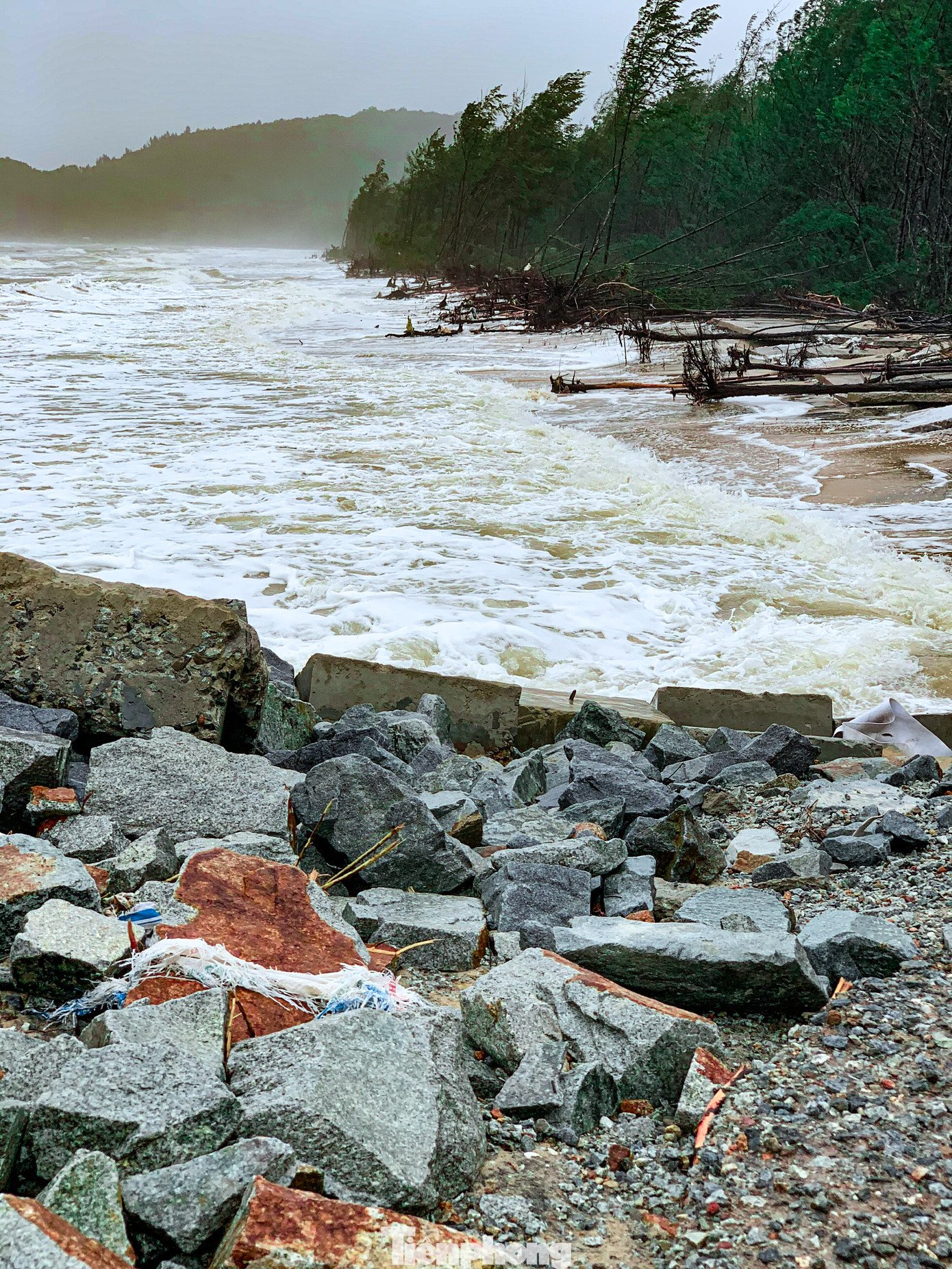 Bão tan lũ rút, bờ biển Thừa Thiên Huế tan hoang ‘chưa từng thấy’ ảnh 19