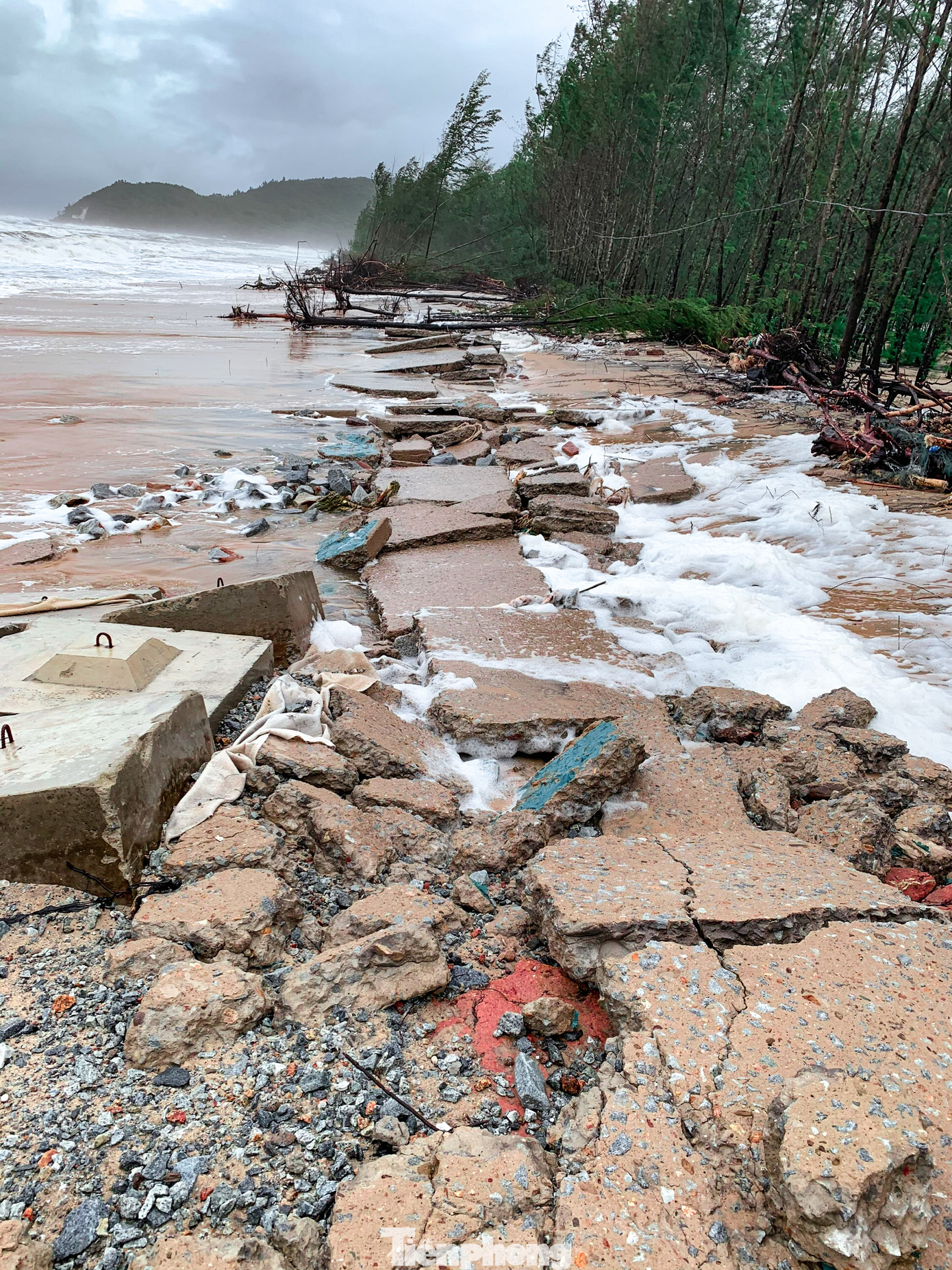 Bão tan lũ rút, bờ biển Thừa Thiên Huế tan hoang ‘chưa từng thấy’ ảnh 17