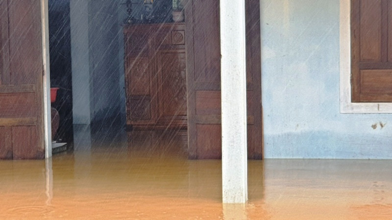 Huế mưa trắng trời, người dân ‘oằn mình’ chống lũ ảnh 7