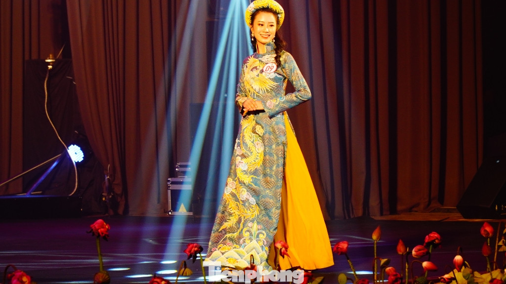 Nữ sinh viên Đại học Ngoại ngữ Huế đoạt Quán quân ‘Hoa khôi Đại học Huế 2020’ ảnh 15