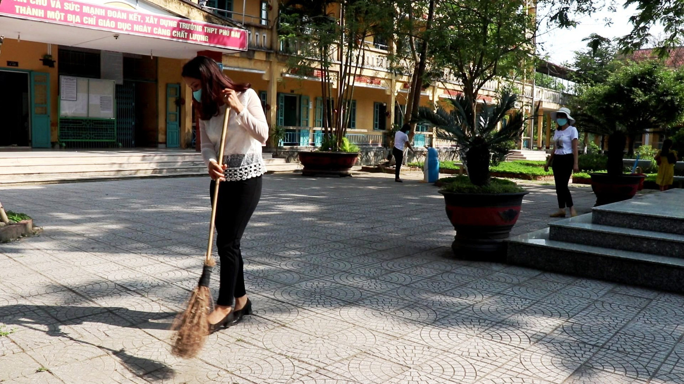 Các trường tại Huế sẵn sàng đón học sinh trở lại ảnh 3