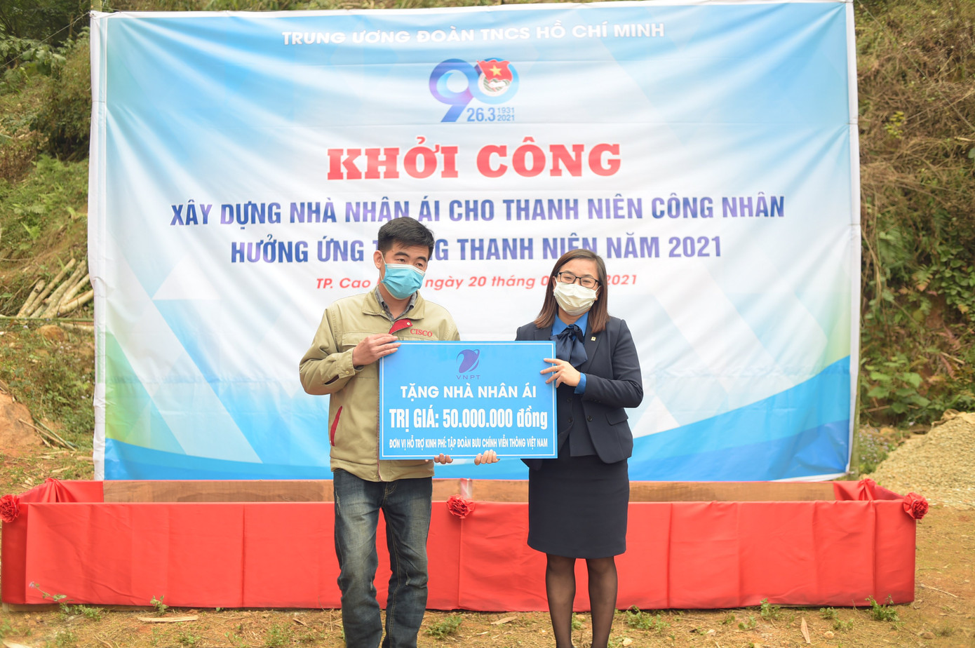 Khởi công xây tặng “Ngôi nhà 100 đồng” cho thanh niên Cao Bằng ảnh 7