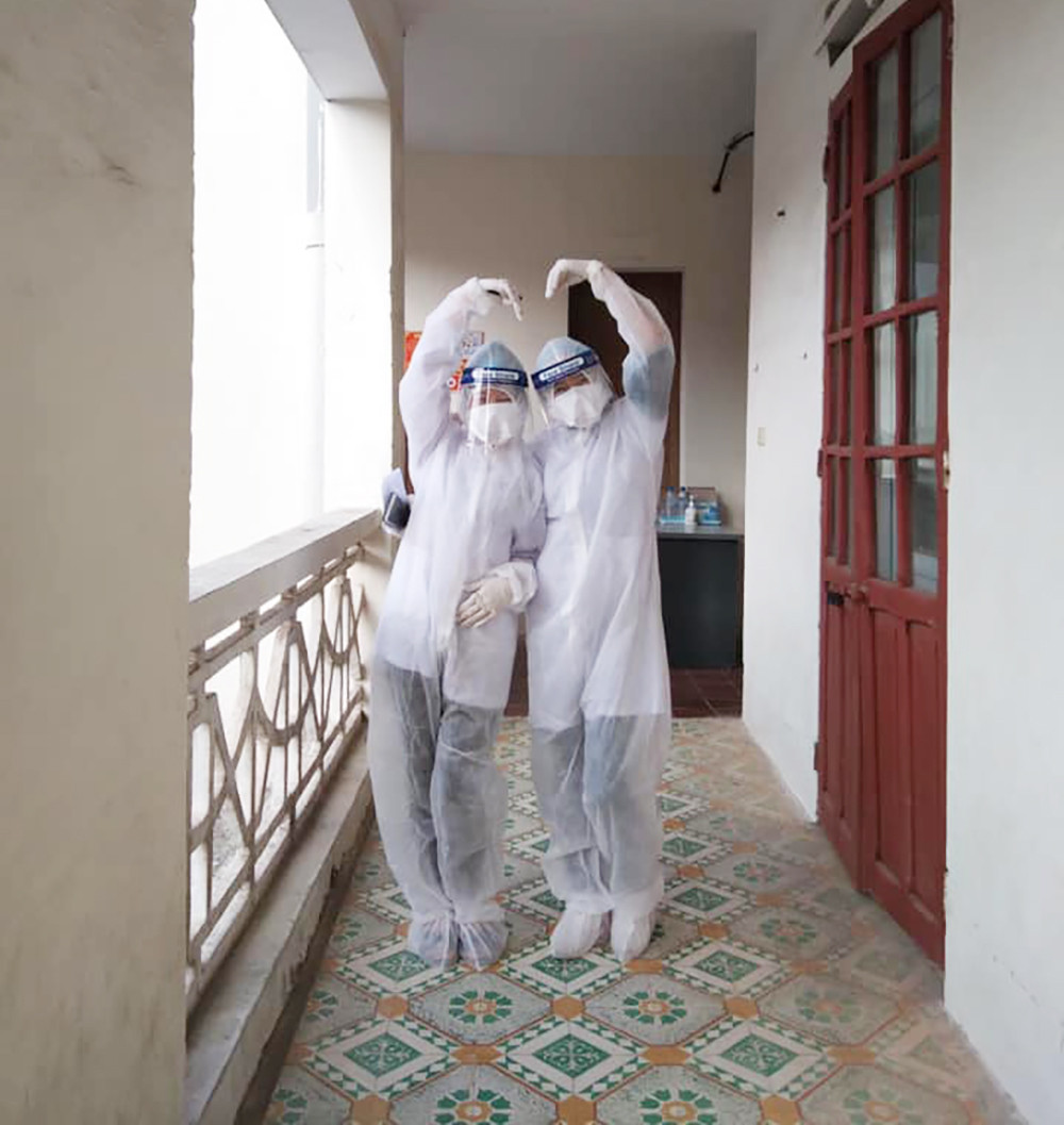 Những tâm sự của sinh viên tình nguyện trong tâm dịch COVID-19 tại Hải Dương ảnh 3