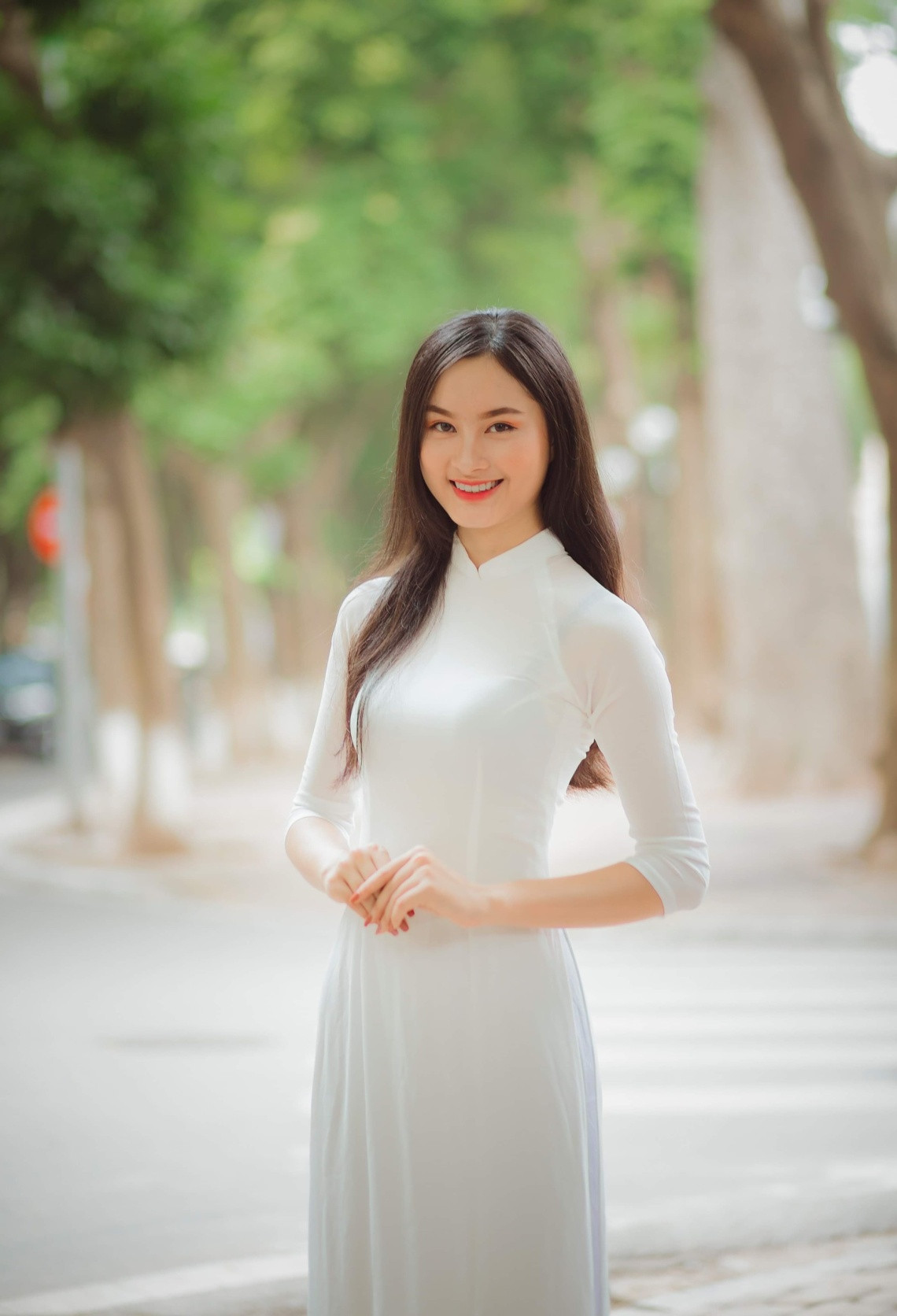 Nhan sắc nổi bật của nữ sinh Nông nghiệp giỏi võ Vovinam ảnh 1