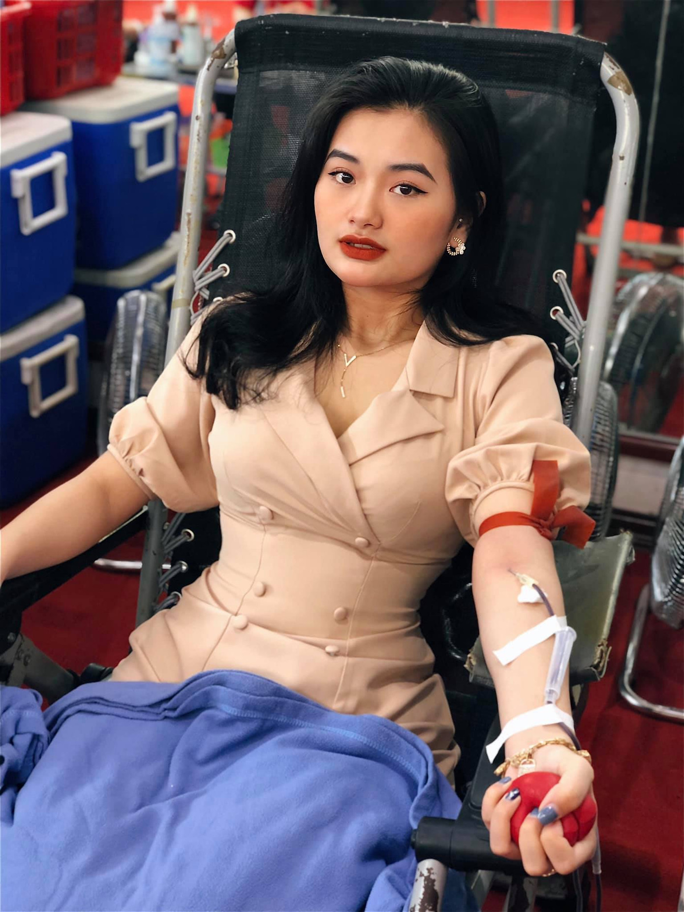 Nữ sinh viên trường Đoàn sở hữu góc nghiêng tuyệt đẹp ảnh 5