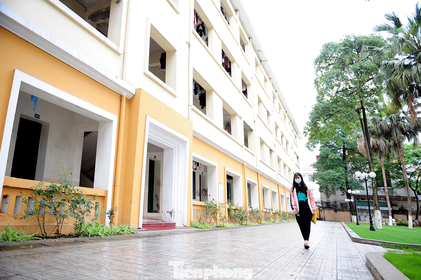 Sinh viên ở ký túc xá Mễ Trì trong những ngày 'cách ly toàn xã hội' ảnh 2