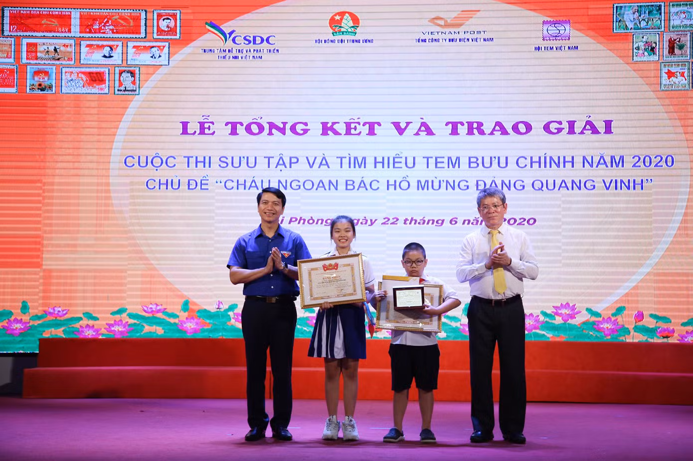 Học sinh lớp Ba giành giải Nhất cuộc thi Sưu tầm và tìm hiểu tem Bưu chính ảnh 2