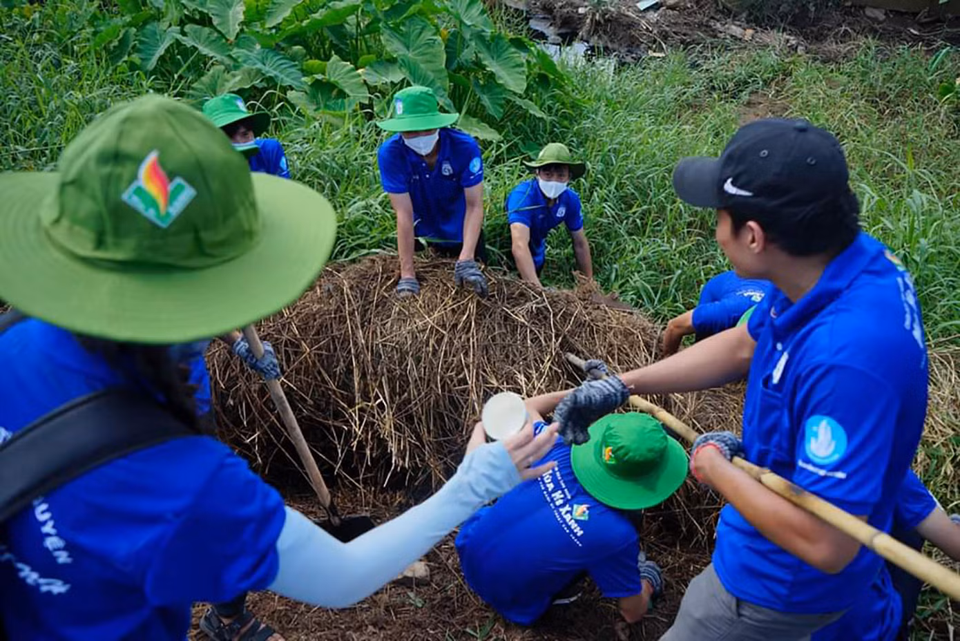 Màu áo xanh sinh viên tình nguyện toả đi muôn nơi ảnh 2