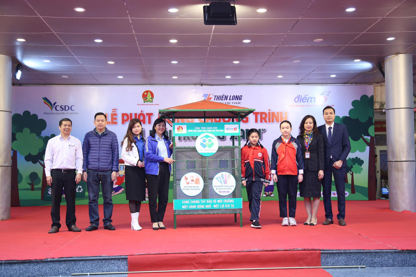 Phát động chương trình “Vì mái trường xanh” lần thứ hai ảnh 1