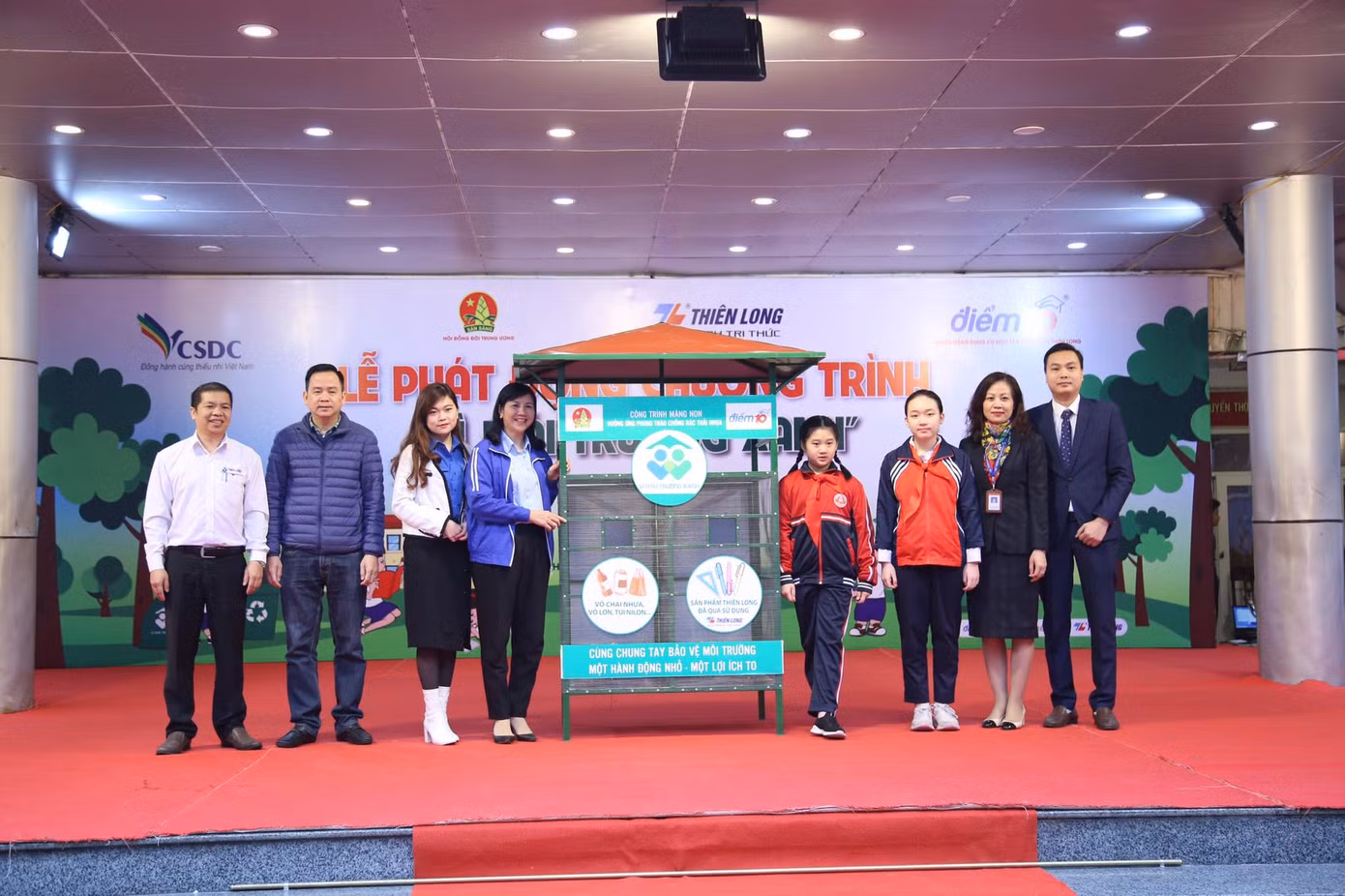 Phát động chương trình “Vì mái trường xanh” lần thứ hai ảnh 1