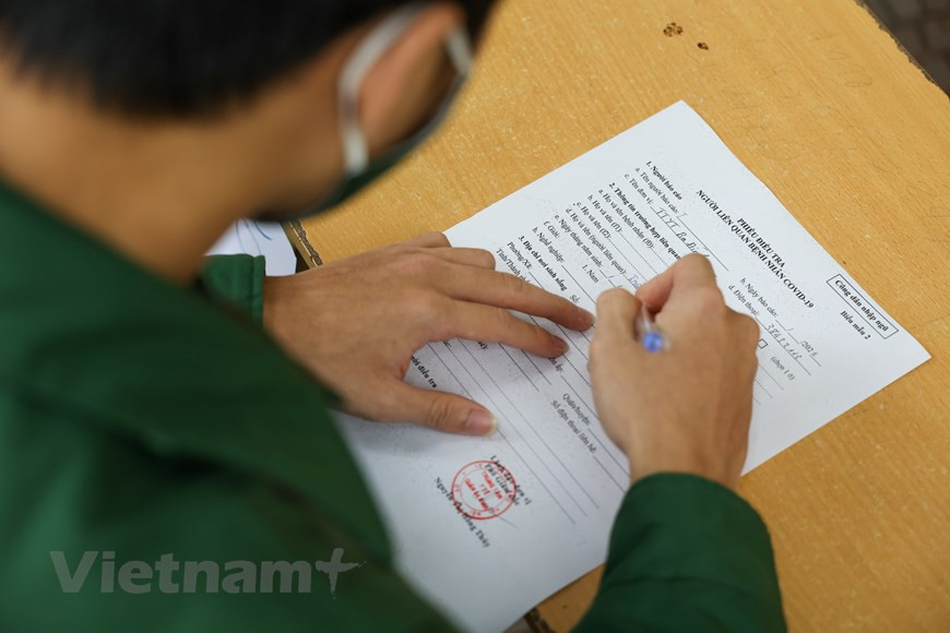 Xét nghiệm COVID-19 cho tân binh Thủ đô trước ngày giao quân ảnh 3