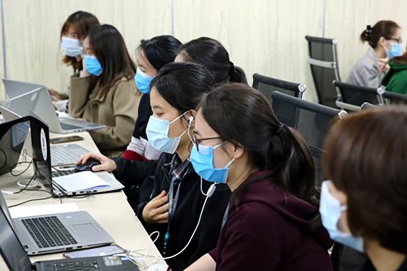 Hàng trăm sinh viên hỗ trợ công tác truy vết, theo dấu ca nhiễm COVID-19 ảnh 2