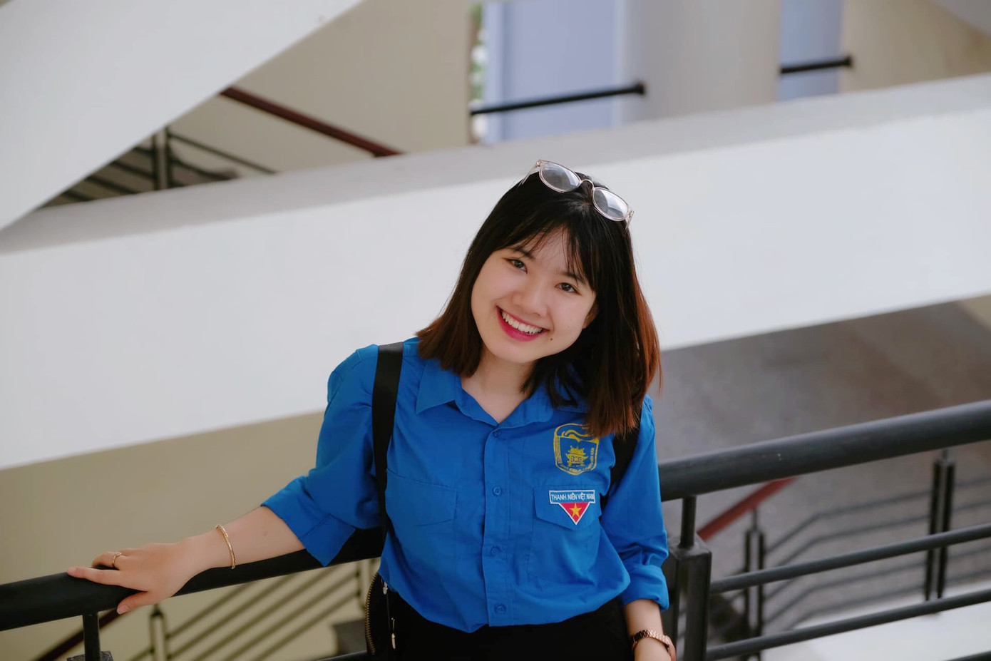 Phó Chủ tịch Hội sinh viên xinh đẹp học siêu giỏi, đam mê nghiên cứu khoa học, tranh biện ảnh 7