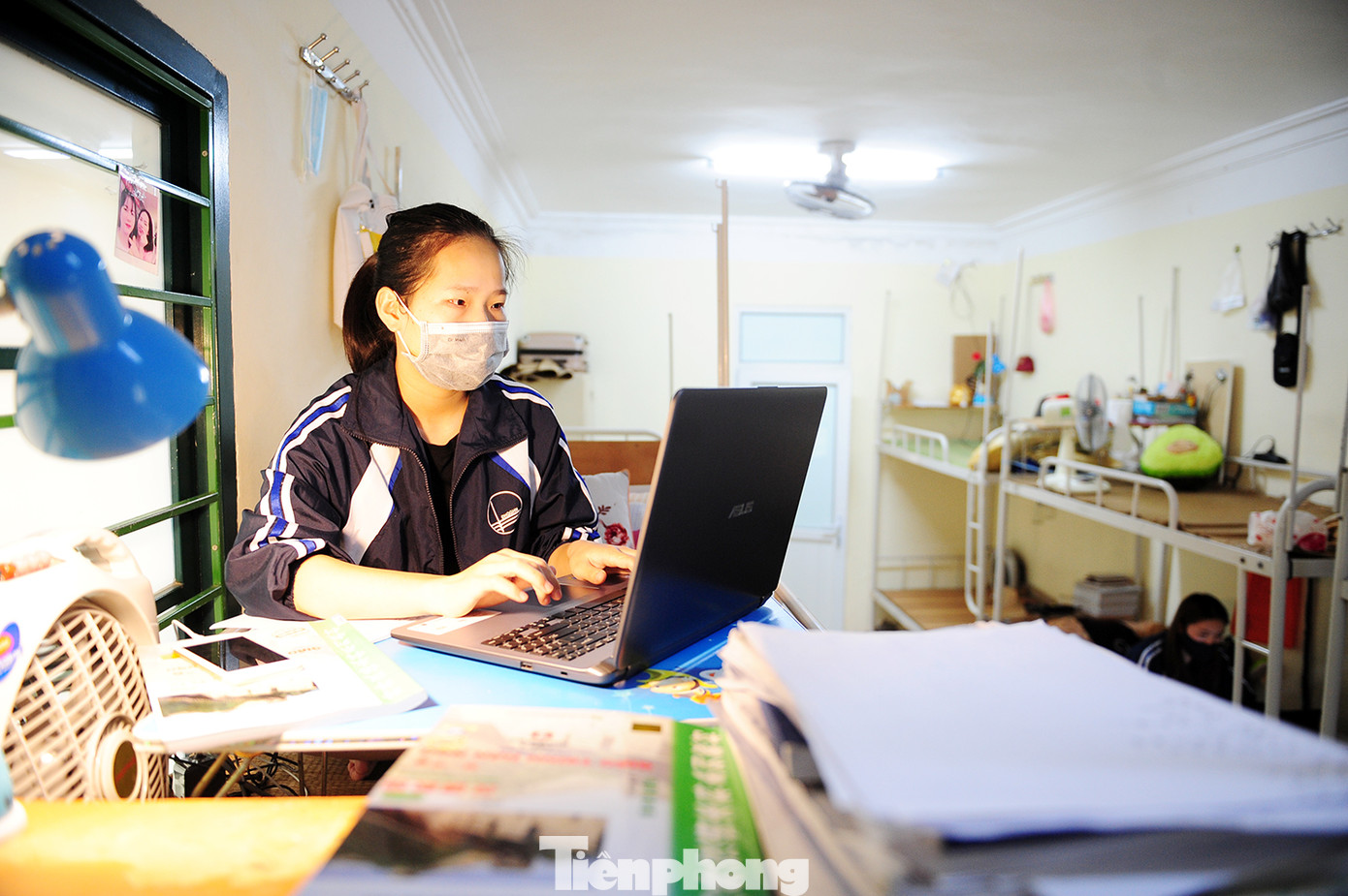 Sinh viên ở ký túc xá Mễ Trì trong những ngày 'cách ly toàn xã hội' ảnh 5