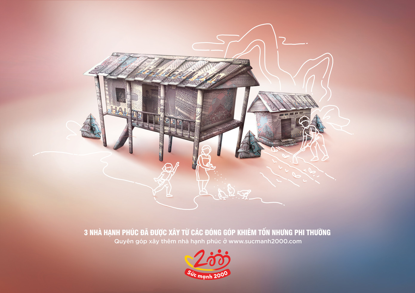 Triển khai nhiều dự án tình nguyện chỉ với 2.000 đồng mỗi ngày ảnh 1