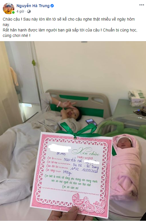 Diễn viên hài Trung Ruồi vỡ òa khi chào đón con gái đầu lòng ảnh 1