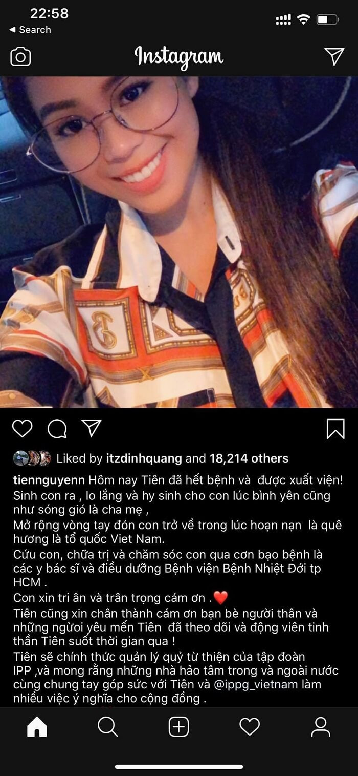 Vừa xuất viện, Tiên Nguyễn đã đạt điểm 10 môn “Giáo dục Công dân” trong mắt công chúng ảnh 1