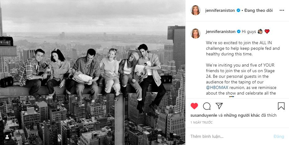 Sau 16 năm, những người bạn trong series “Friends” đình đám sẽ sớm tái ngộ khán giả ảnh 3