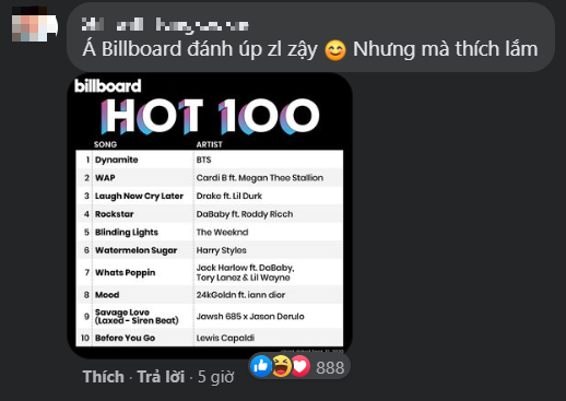 “Trượt ngang” trên BXH Billboard Hot 100, BTS khiến truyền thông Hàn dậy sóng lúc nửa đêm ảnh 8