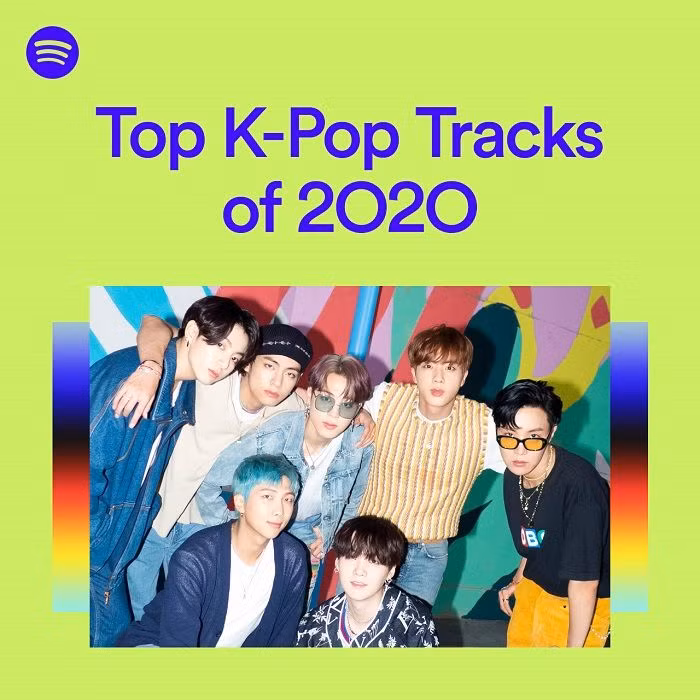 BTS năm 2020 đúng là “đỉnh của chóp“: Dẫn đầu và áp đảo BXH K-Pop toàn cầu trên Spotify ảnh 6
