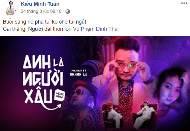 Thái Vũ FAPtv muốn trở thành “người xấu” và phản ứng của loạt sao Việt ảnh 4