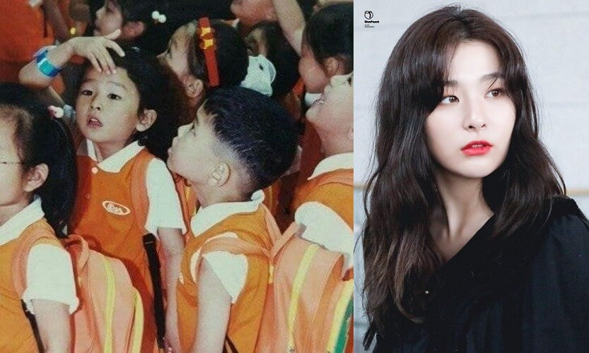 Kang Gấu (biệt danh mà fan đặt cho Seulgi) của ReVeluv sở hữu đường nét thanh tú ngay từ khi còn nhỏ. Cô nàng gần như chẳng hề thay đổi so với hồi bé. Góc tò mò: Các idol K-Pop trông như thế nào khi còn là thiếu nhi? ảnh 1