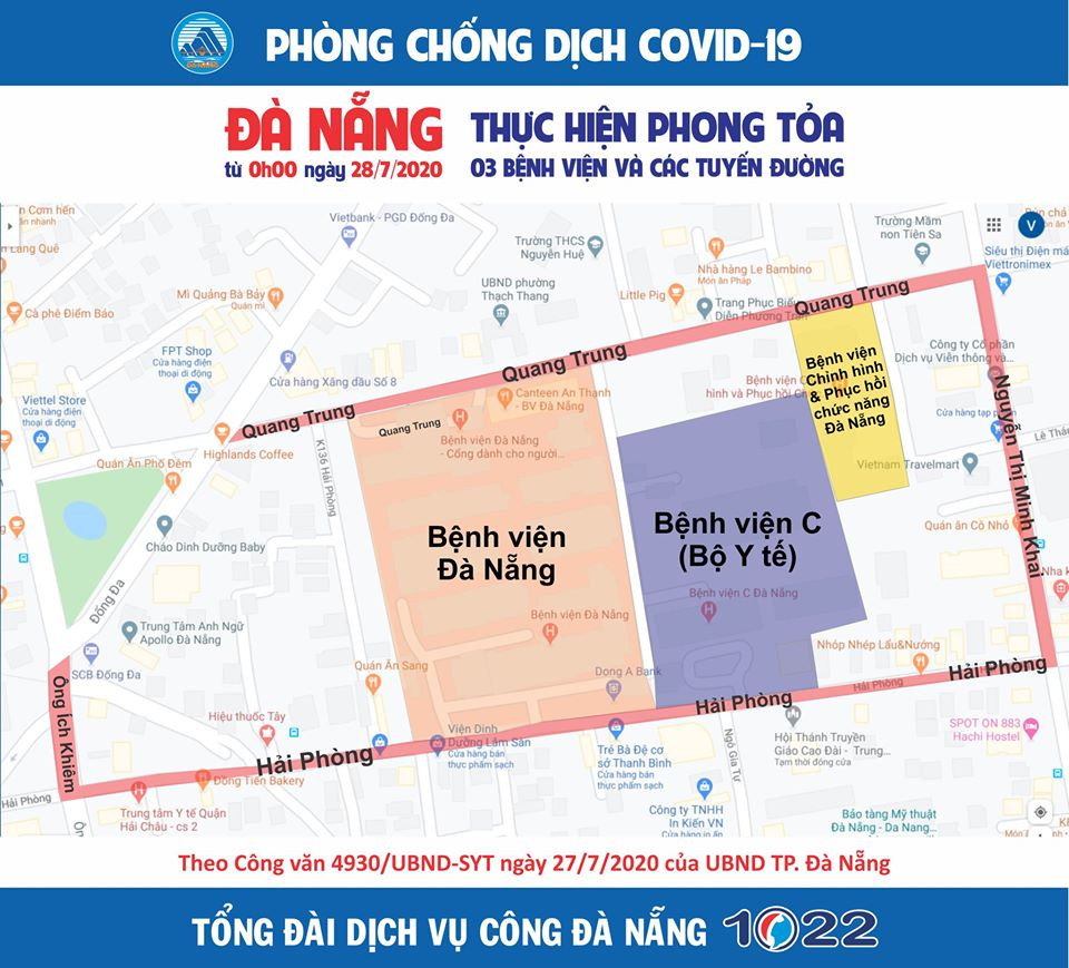 Truy dấu chân 11 bệnh nhân COVID-19 mới, lộ trình phủ khắp Đà Nẵng ảnh 10