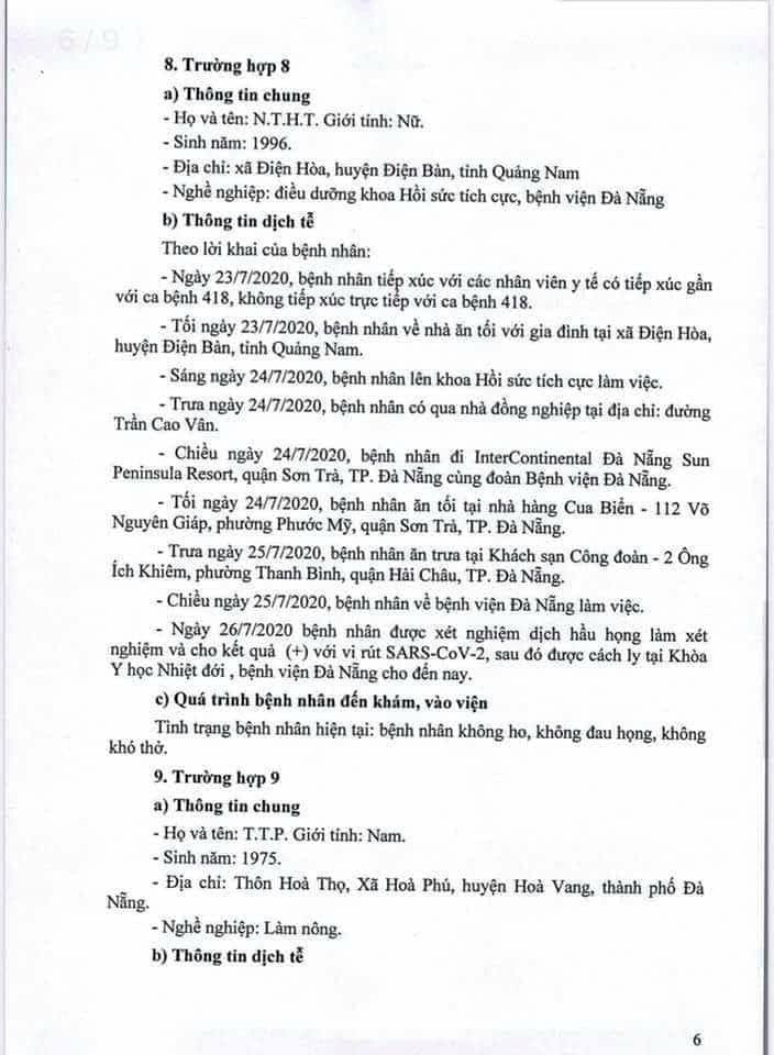 Truy dấu chân 11 bệnh nhân COVID-19 mới, lộ trình phủ khắp Đà Nẵng ảnh 6