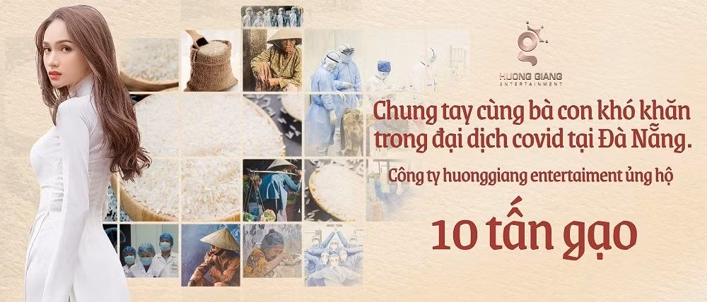 Hoa hậu Hương Giang ủng hộ 10 tấn gạo cho Đà Nẵng chống dịch COVID-19 ảnh 2