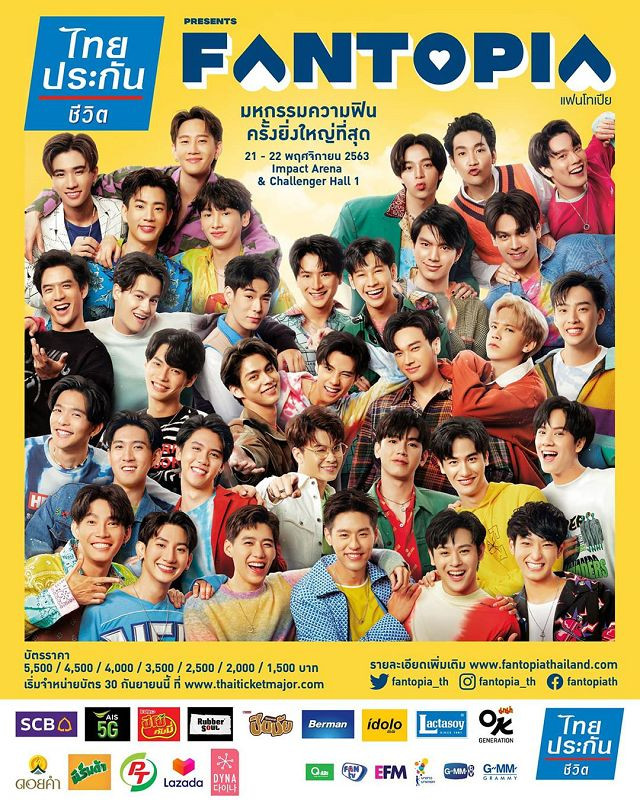 “Tứ đại couple boylove” BrightWin, SingtoKrist, OffGun, TayNew hội ngộ tại FANTOPIA 2020 ảnh 5