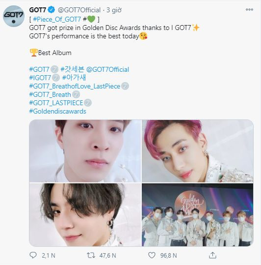 Bên nhau lần cuối tại “GDAs 2021”, GOT7 vẫn cực “mặn”, hong khô nước mắt của Ahgase ảnh 5