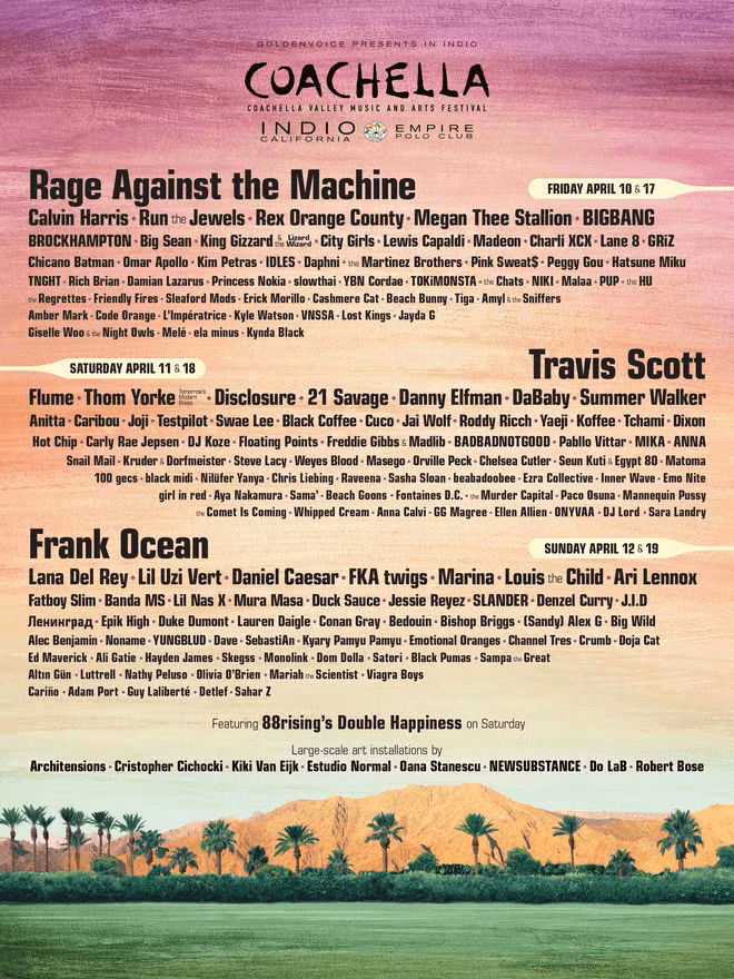 V.I.P lại lỡ hẹn với BIGBANG khi Lễ hội âm nhạc Coachella 2020 chính thức bị hủy ảnh 2