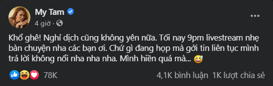 Mỹ Tâm xin lỗi Mai Tài Phến trên livestream, khoe eo để bác bỏ tin đồn mang thai ảnh 2