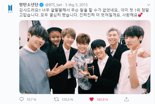 Góc #OnThisDay: ARMY bồi hồi nhớ lại chiến thắng đầu tiên đầy cảm xúc của BTS ảnh 2