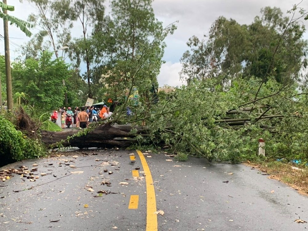 Bão số 5 đổ bộ, người dân Đà Nẵng sửng sốt trước màn “biến hình” của cây cầu lịch sử ảnh 3