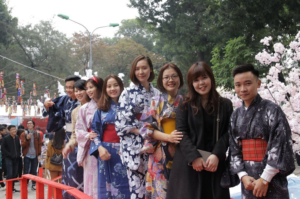 Chụp hình cùng trang phục truyền thống Yukata Đi đâu cuối tuần: Check-in tại lễ hội văn hóa ẩm thực Nhật Bản “Oshougatsu 2021“ ảnh 6