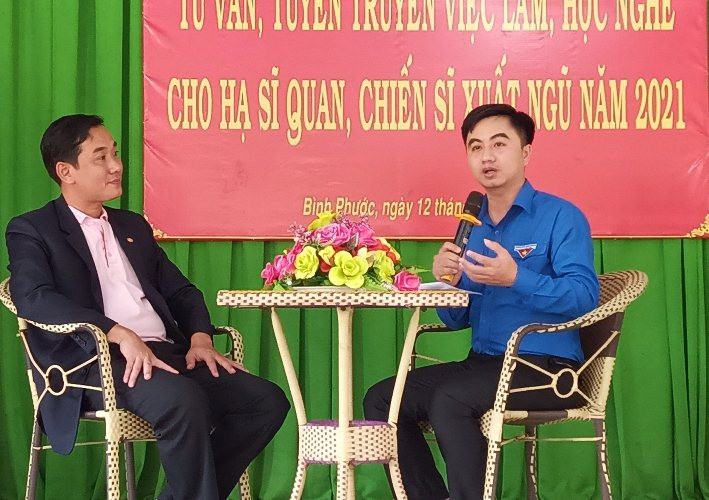 Tỉnh đoàn Bình Phước kết nối tìm việc cho bộ đội xuất ngũ ảnh 1