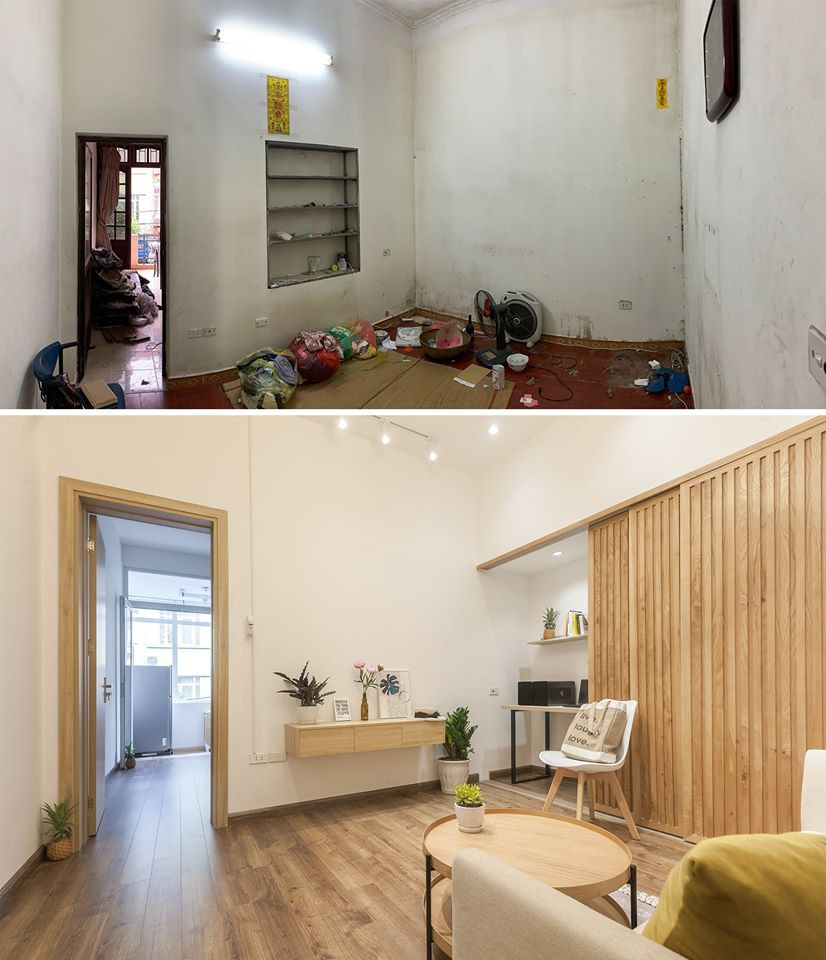 Nhà ống 3 tầng lột xác sau cải tạo, ban công thành khu bếp tuyệt đẹp ảnh 8