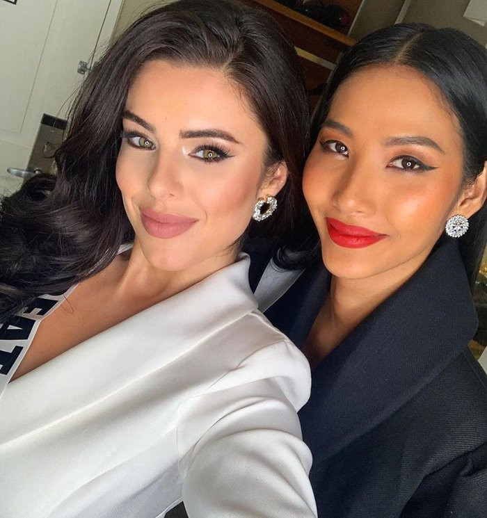 Chỉ vài giây trổ tài 'Bamboo walk', Hoàng Thuỳ đã khiến đối thủ ở Mỹ nể phục ảnh 5