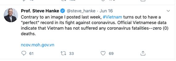 Giáo sư Mỹ bị phản đối vì nghi ngờ kết quả chống COVID-19 của Việt Nam ảnh 2