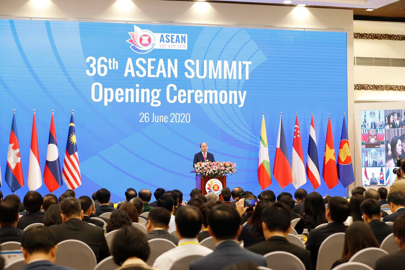 Hội nghị cấp cao ASEAN trực tuyến khai mạc tại Hà Nội ảnh 1
