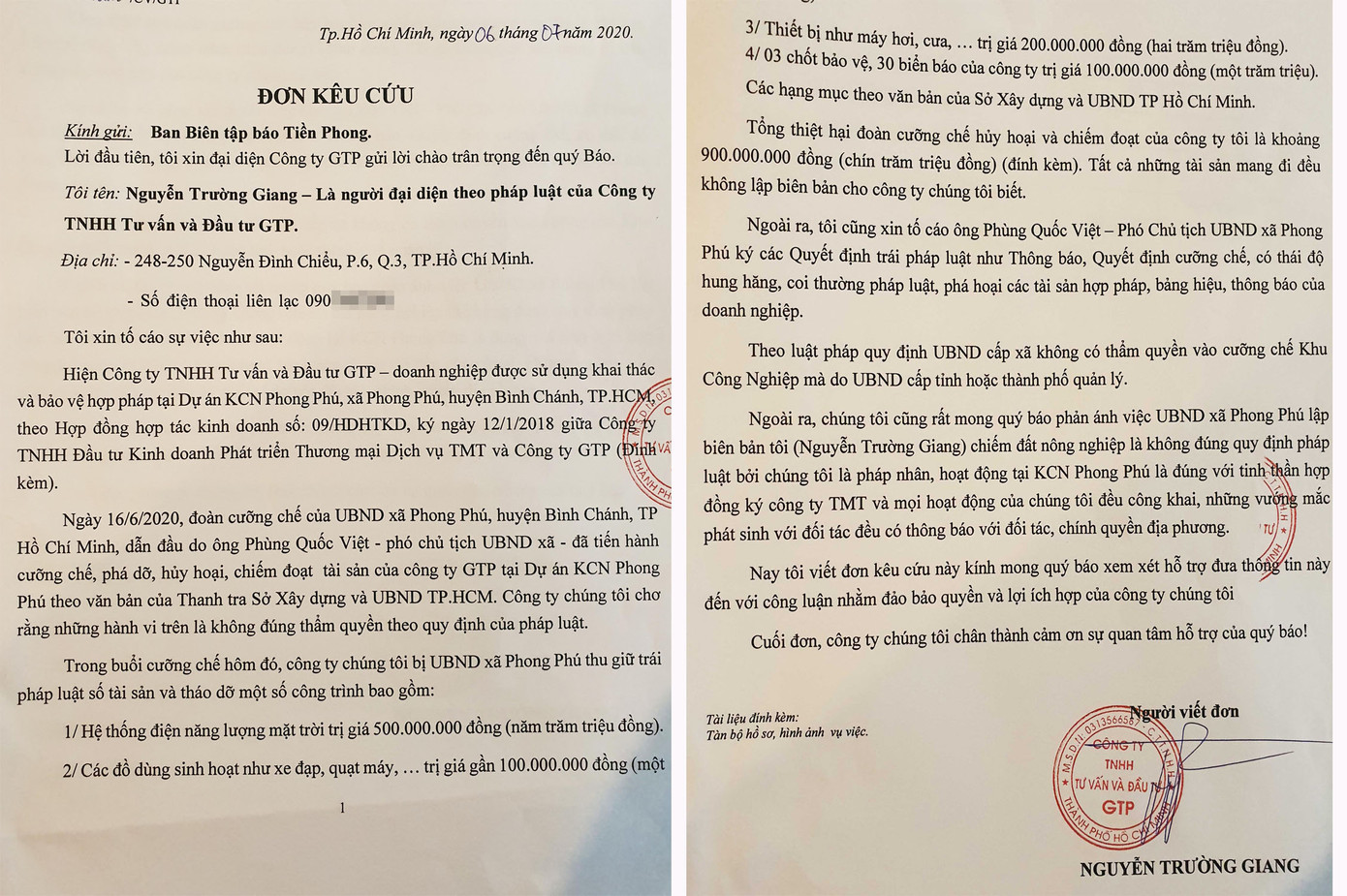 Phó chủ tịch xã bị tố cưỡng chế sai gây thiệt hại 900 triệu đồng ảnh 2